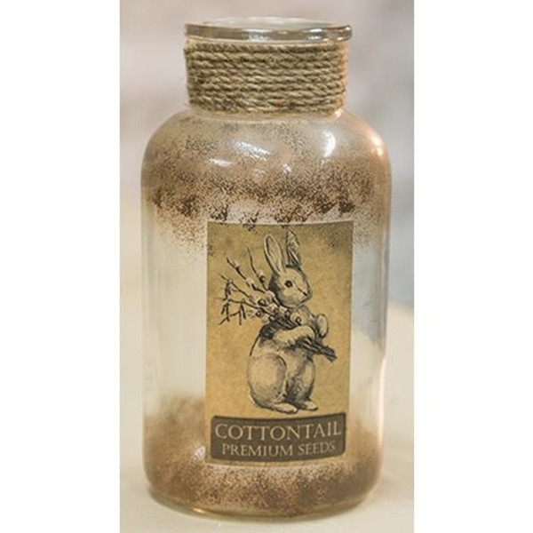 Large Cottontail Seeds Bottle GTGA87101 By CWI Gifts