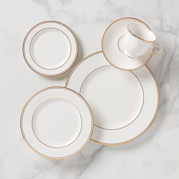 Federal Gold Dinnerware 5-Piece Place Setting Boxed 100191602 By Lenox
