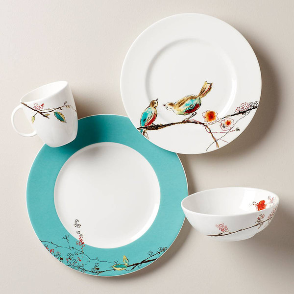 Chirp Dinnerware 4-Piece Place Setting 791869 By Lenox