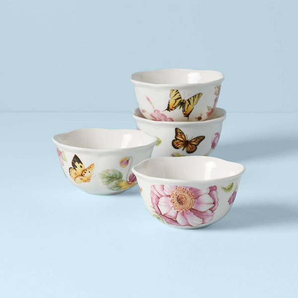 Butterfly Meadow Bloom Dinnerware Dessert Bowl (Set Of 4) 829039 By Lenox