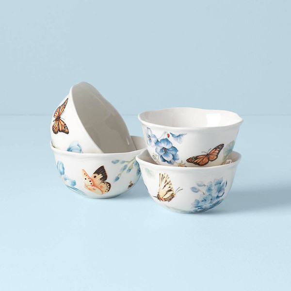 Butterfly Meadow Blue Dinnerware Dessert Bowl (Set Of 4) 833415 By Lenox