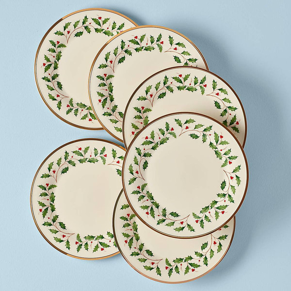 Holiday Dinnerware Dinner Plates (Set Of 6) 835217 By Lenox