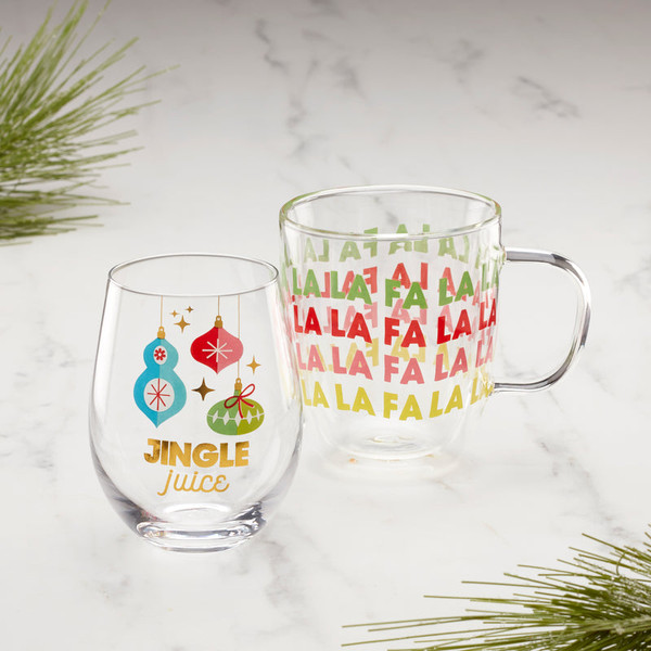 Falalala Mug And Wine Set (Set Of 2) 896288 By Lenox