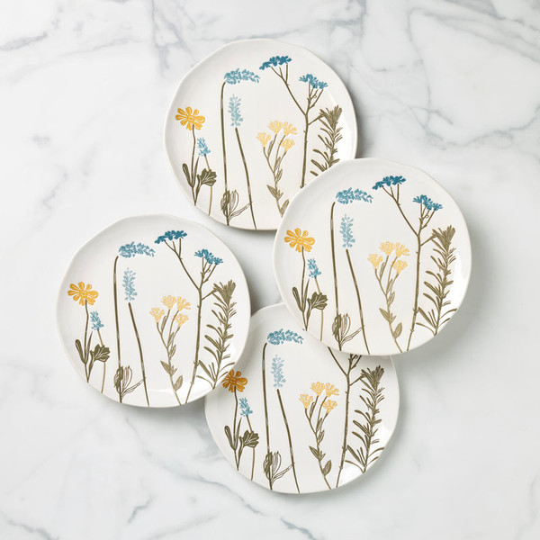 Wildflowers Dinnerware Accent Plates (Set Of 4) 896608 By Lenox