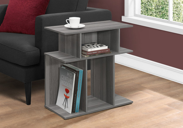 Grey Laminate Accent Table I 2481 By Monarch
