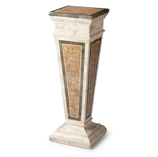 Butler Company Augustus Etched Fossil Stone Pedestal, Assorted 6062070