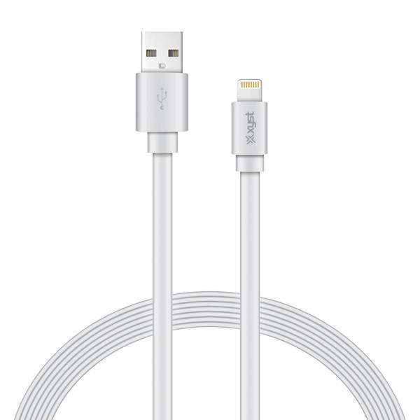 Petra 4-Feet Flat Apple Lighting Cable White BWRXYSL4604F