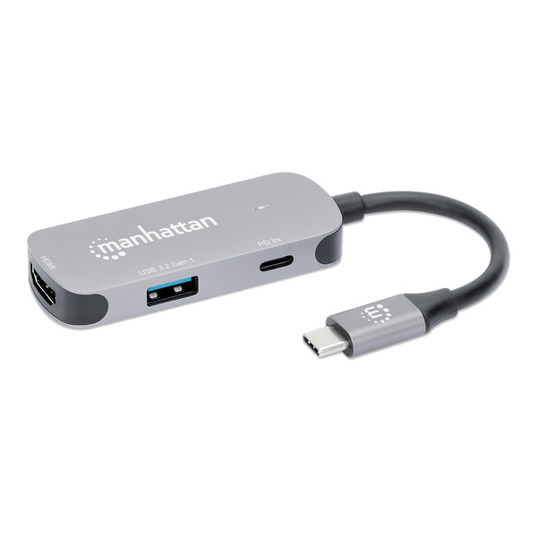 Petra Usb-C(R) To Hdmi(R) 3-In-1 Docking Converter With Power Delivery ICI130707