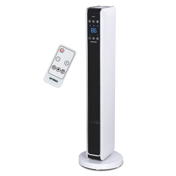 Petra H-7329 2-Setting 1,500-Watt-Max 29-In. Oscillating Ceramic Tower Heater With Remote OPSH7329