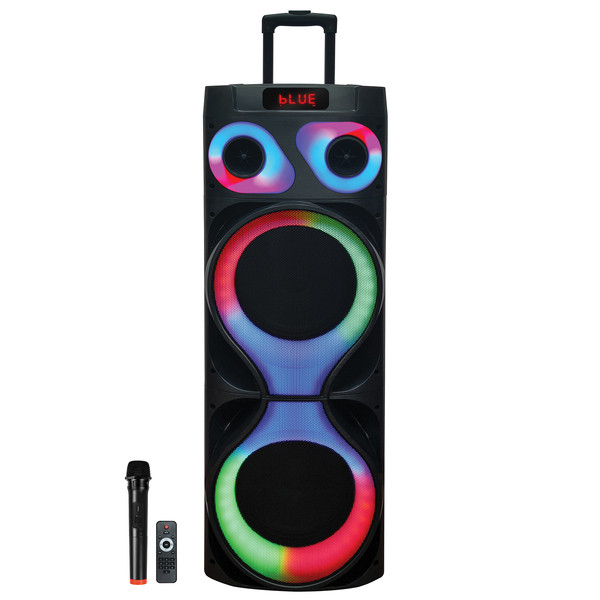 Petra Pro Dj Bluetooth(R) Portable Party System, True Wireless, With Lights, Wireless Microphone, And Remote, Iq-6812Djbt SSCIQ6812DJBT