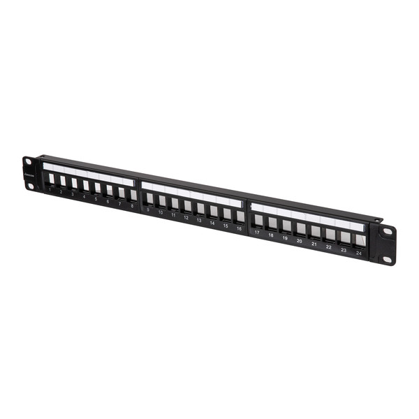 Petra Vgs(Tm) Unshielded Modular Patch Panel With Labels, Unloaded (24 Port) TCTUPP600124