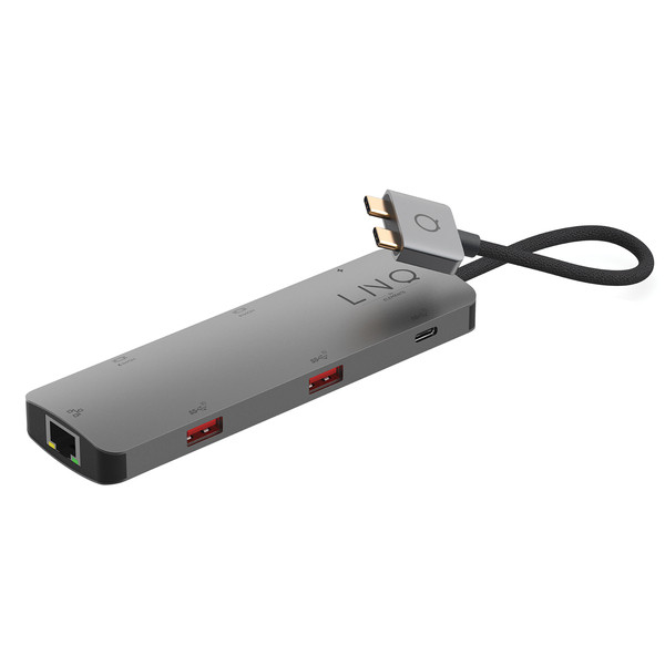 Petra 7-In-2 D2 Pro Mst Usb-C(R) Multiport Hub With Dual 4K Hdmi(R) And Ethernet For Macbook(R) M1/M2 TELOLQ48011