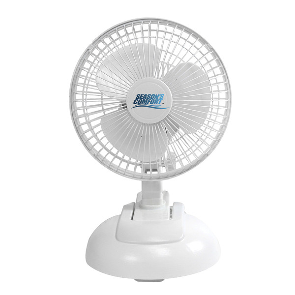 Petra 6-In. 2-In-1 Tabletop And Clip-On Portable Fan, Ftc6, White WMTFTC6