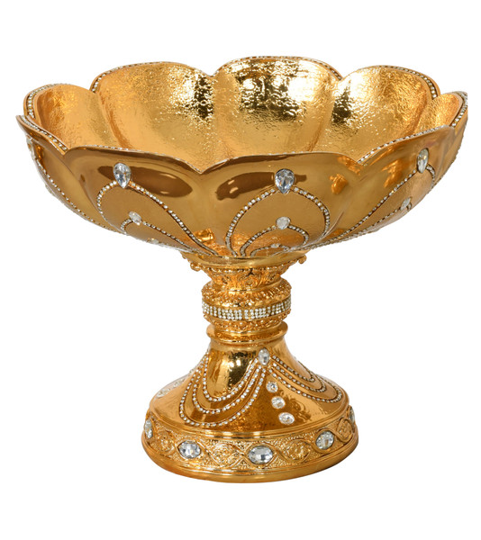 AFD Home Grand Golden Pedestal Bowl 12024009