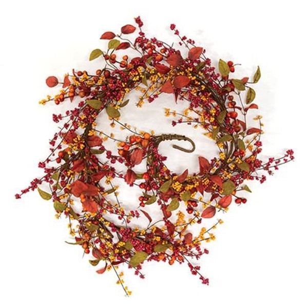 CWI Gifts Bountiful Berries & Leaves Garland 5Ft F51031