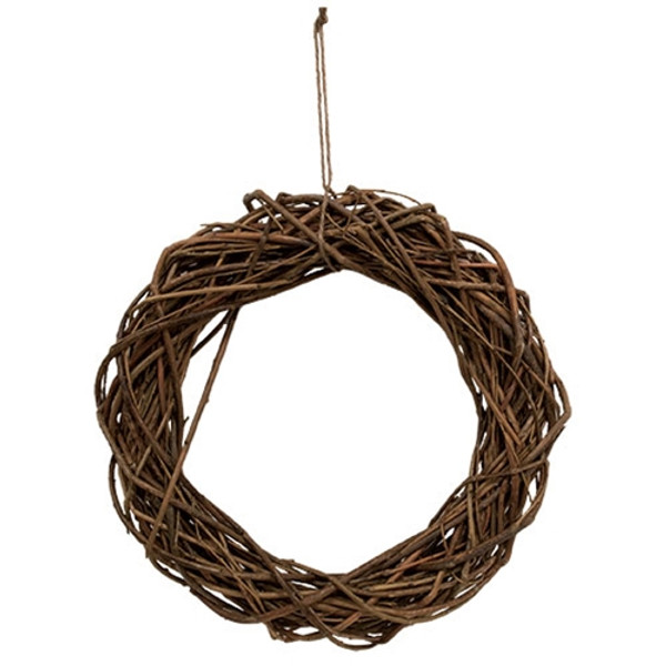 CWI Gifts Twisted Willow Wreath With Jute Hanger 8" FHAC2423