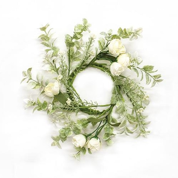 CWI Gifts Bridal Rose Blossom Candle Ring 3.5" FSR48474