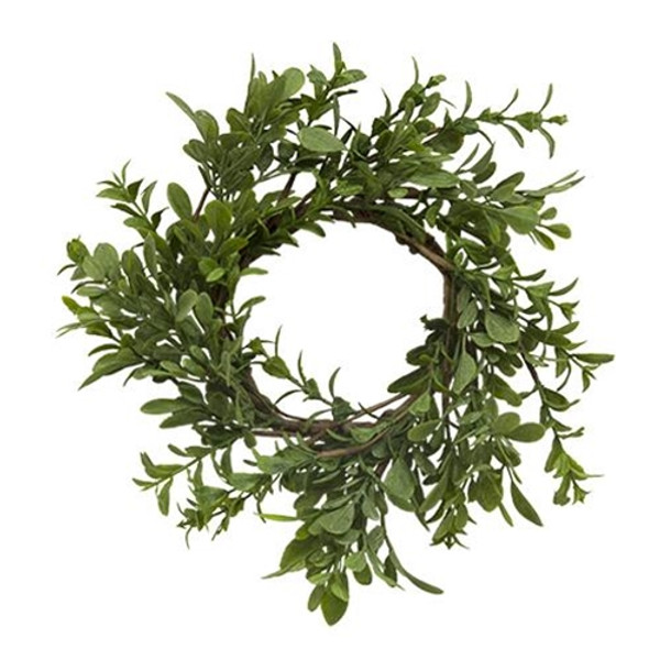 CWI Gifts Heritage Boxwood Candle Ring 3.5" FSR49684