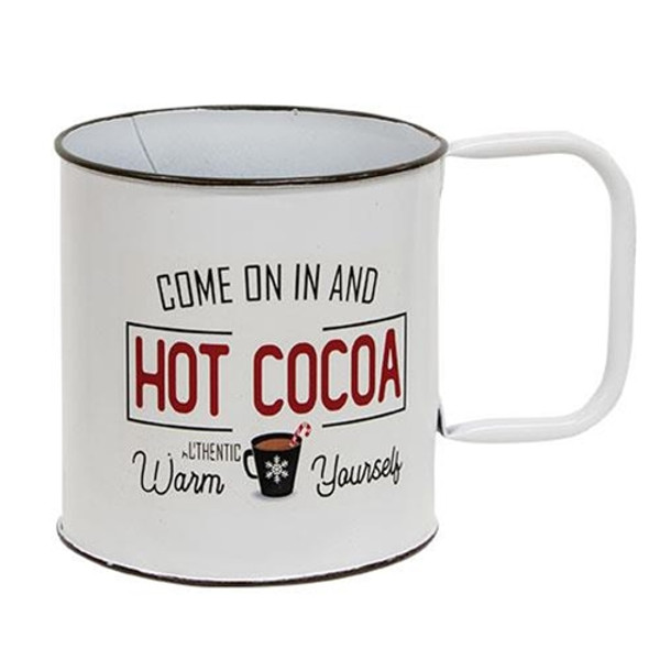 CWI Gifts Metal Hot Cocoa Mug G22NK031