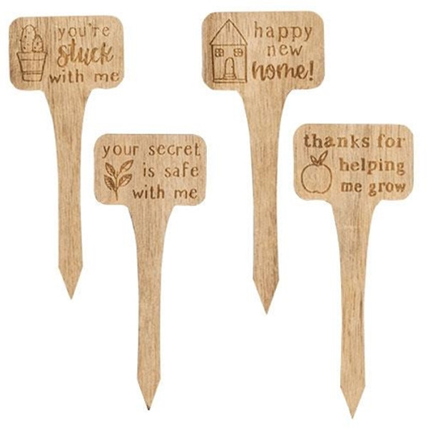 CWI Gifts You'Re Stuck With Me House Plant Poke 4 Assorted (Pack Of 4) G37585