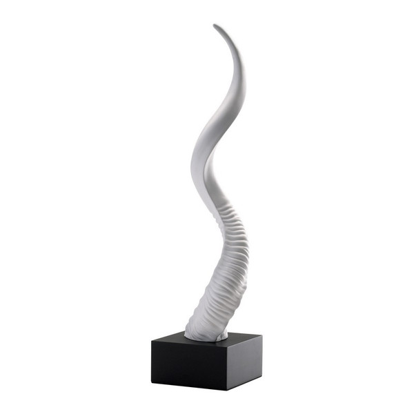 Cyan Sculptured Horn 04101