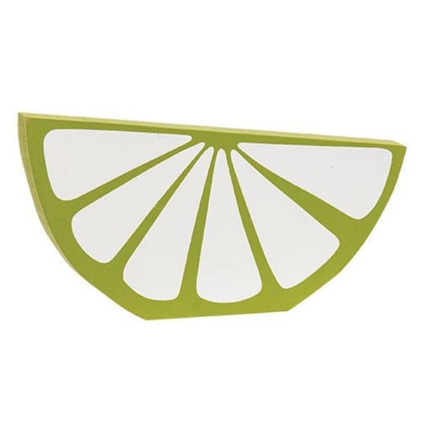 CWI Gifts Chunky Wooden Lime Slice Sitter G37699