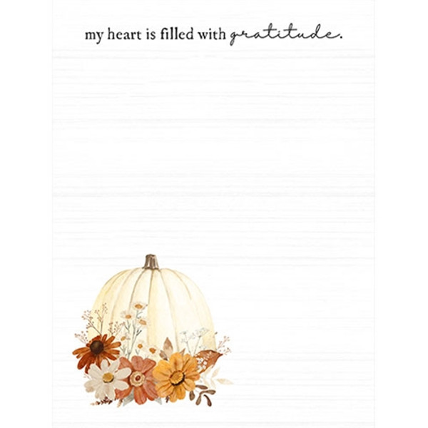 CWI Gifts My Heart Is Filled With Gratitude Notepad G55063