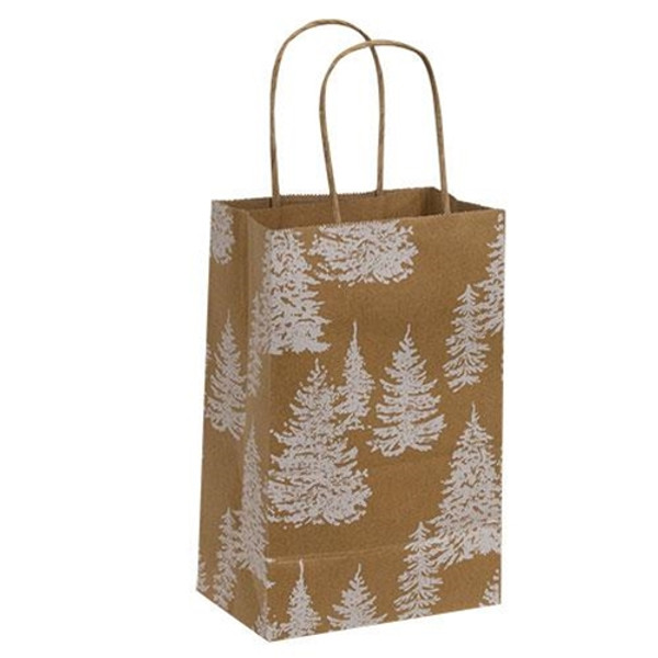 CWI Gifts Blanketed Branches Gift Bag Small G75083
