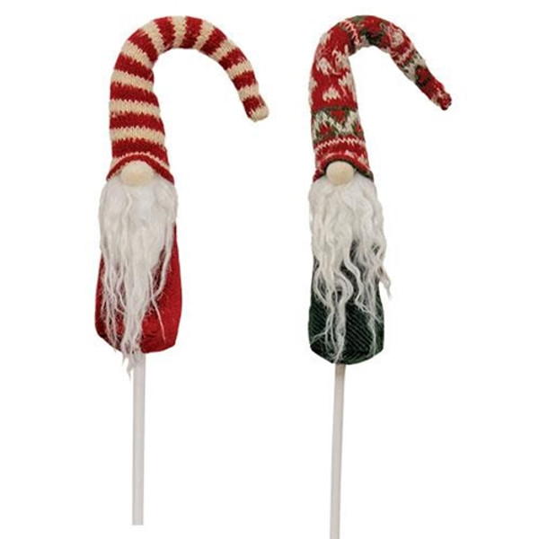 CWI Gifts Nordic Sweater Gnome Pick 2 Assorted (Pack Of 2) GADC4349