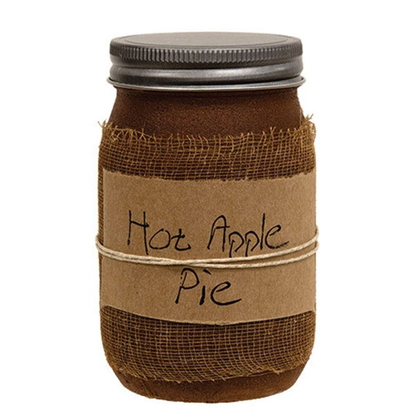 CWI Gifts Hot Apple Pie Jar Candle 16Oz GBC168
