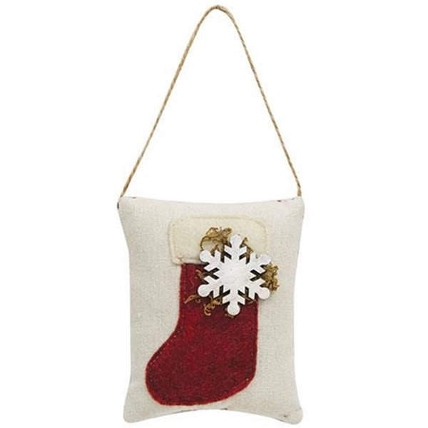 CWI Gifts Christmas Stocking Pillow Ornament GCS38583