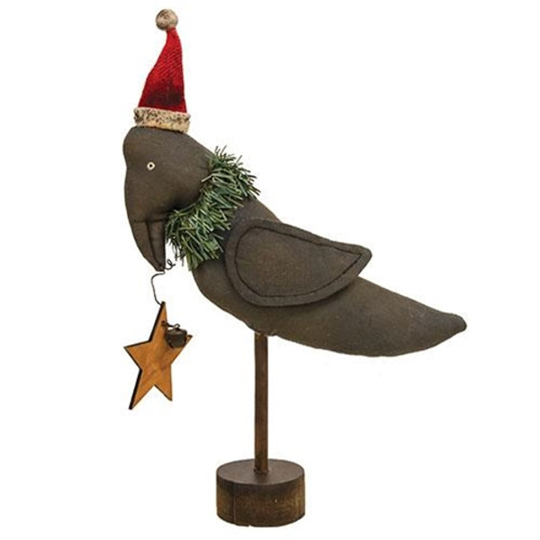 CWI Gifts Christmas Crow Sitter GCS38657