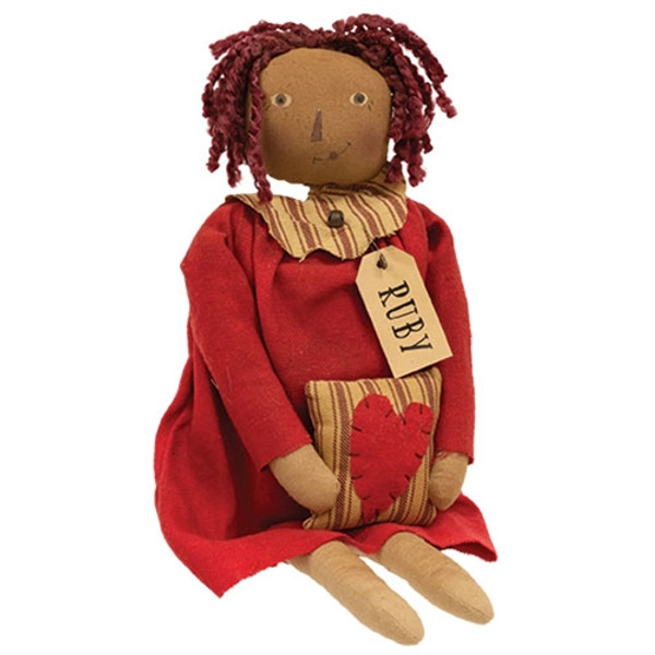 CWI Gifts Red Dress Ruby Doll GCS38914