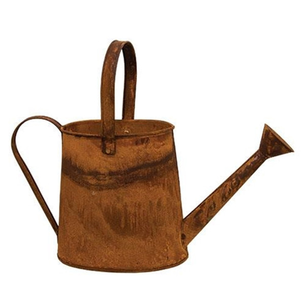 CWI Gifts Rusty Metal Watering Can 9X16 GHAC2421