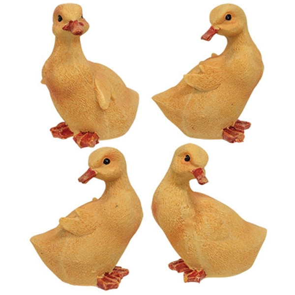 CWI Gifts Set Of 4 Resin Ducklings GHY1402