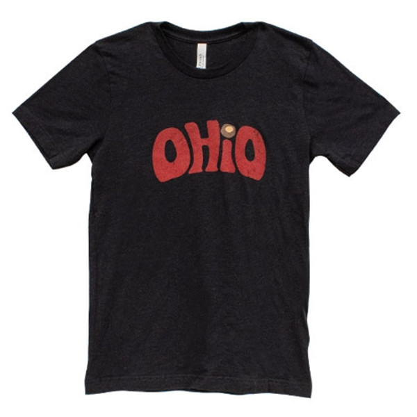 CWI Gifts Ohio Buckeye T-Shirt Heather Black Medium GL152M