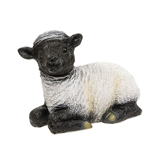 CWI Gifts Left Laying Resin Sheep GP2151BB