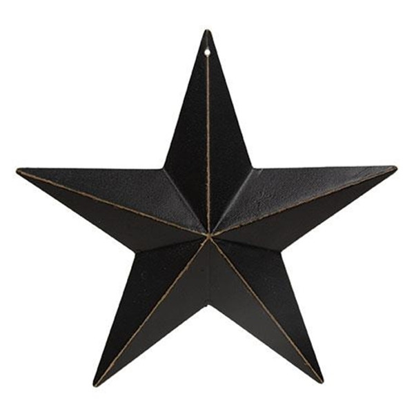 CWI Gifts Antique Black Barn Star 8" GXME0008B