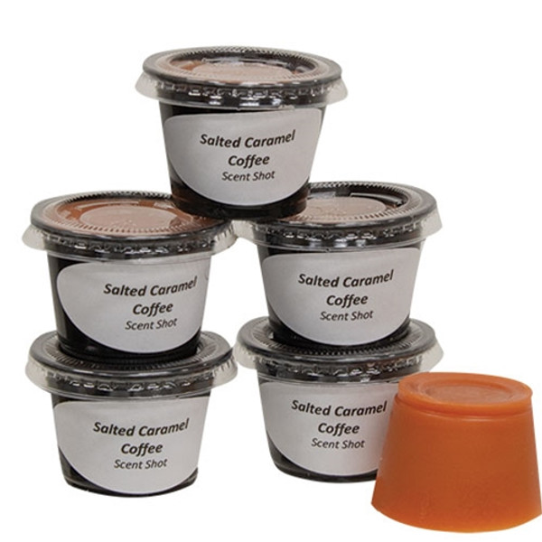CWI Gifts Set Of 6 Salted Caramel Coffee Scent Shots M515