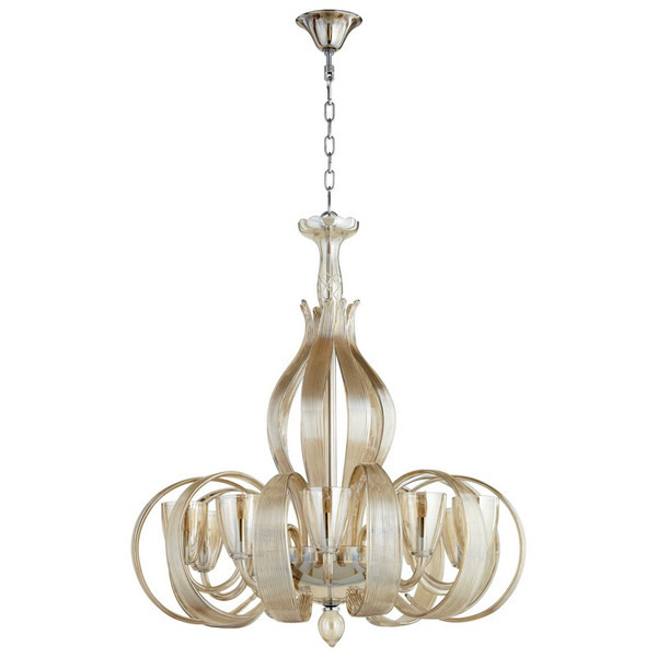 Cyan Lucille Ten Light Chandelier 06437