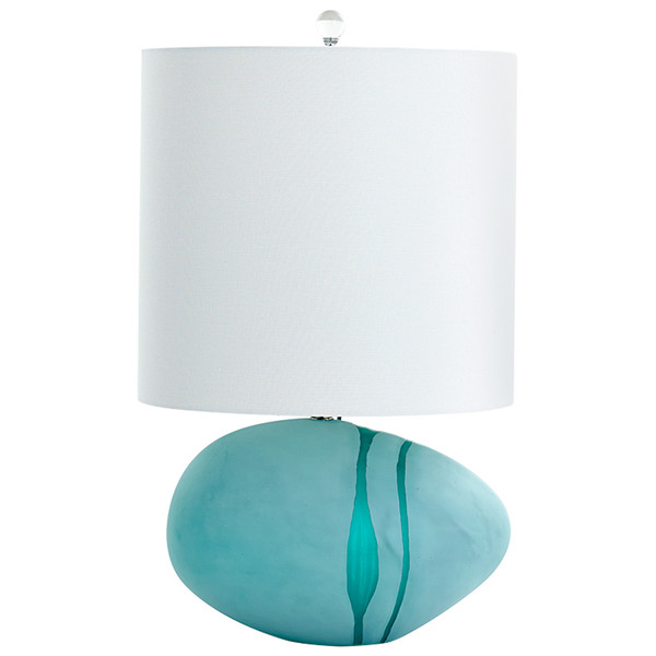 Cyan Large Terza Lamp With Led Bulb 07864-1