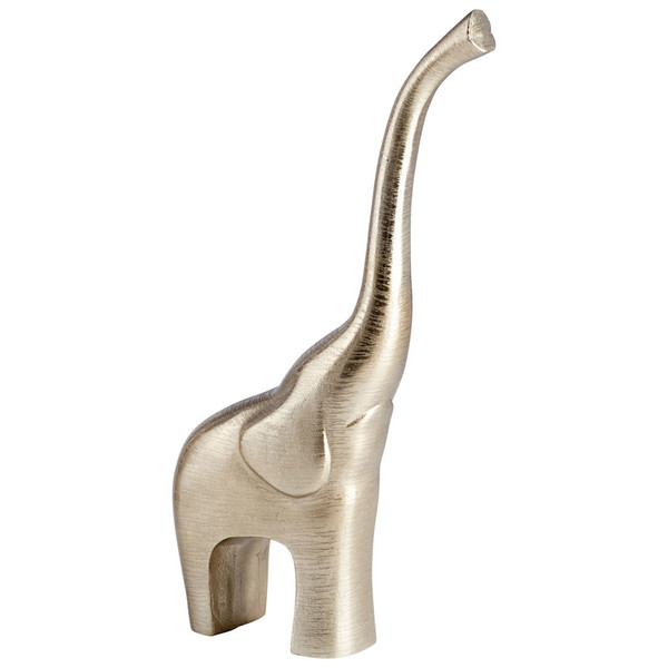Cyan Large Trumpeter Sculpture 08920