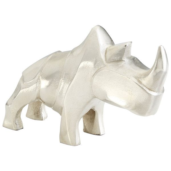 Cyan Ricky Rhino Sculpture #1 09725