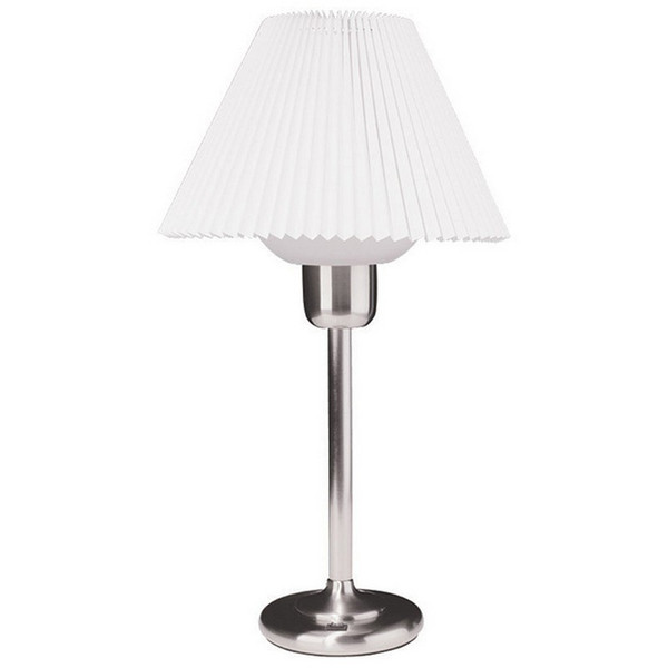 Dainolite Satin Chrome Table Lamp with 200 Watt Bulb included DM980-SC