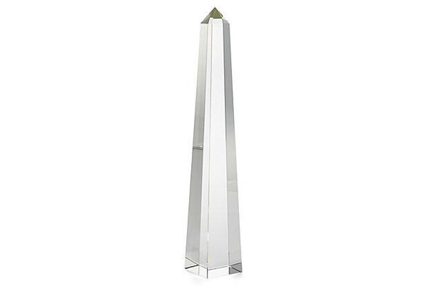 APL435 Crystal White Obelisk (Pack of 2) by Dessau Home