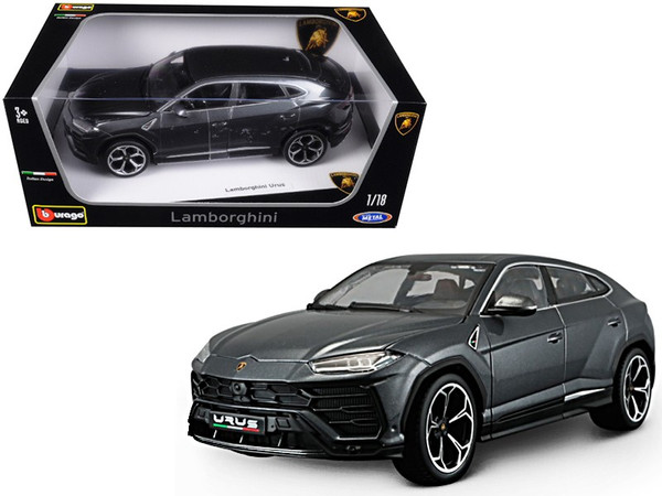 Lamborghini Urus Grey 1/18 Diecast Model Car by Bburago 11042gry