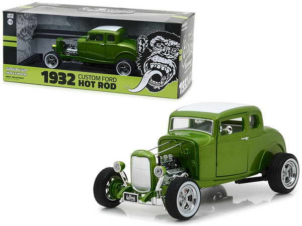 1932 Ford Custom Hot Rod Green "Gas Monkey Garage" 2012 TV Series 1/18 Diecast Car Model by Greenlight 12974