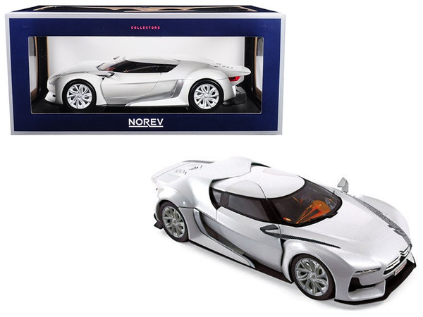 Citroen Concept GT White Salon de Paris 2008 1/18 Diecast Model Car by Norev 181610