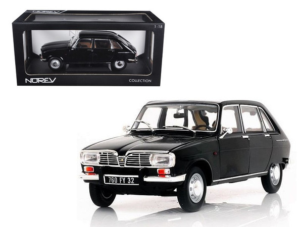 1967 Renault 16 Black 1/18 Diecast Car Model by Norev 185129