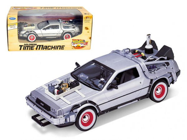 Delorean From Movie "Back To The Future 3" 1/24 Diecast Car by Welly 22444